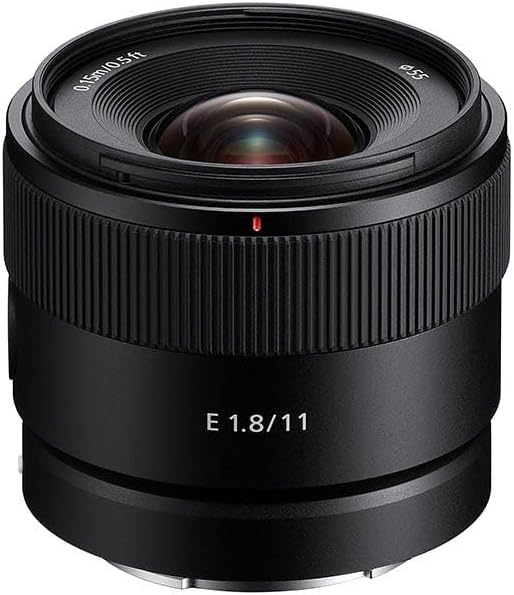 Sony SEL11F18, Objectif E 11 mm F1.8